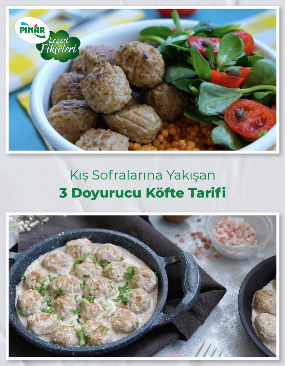 Kış Sofralarına Yakışan 3 Doyurucu Köfte Tarifi