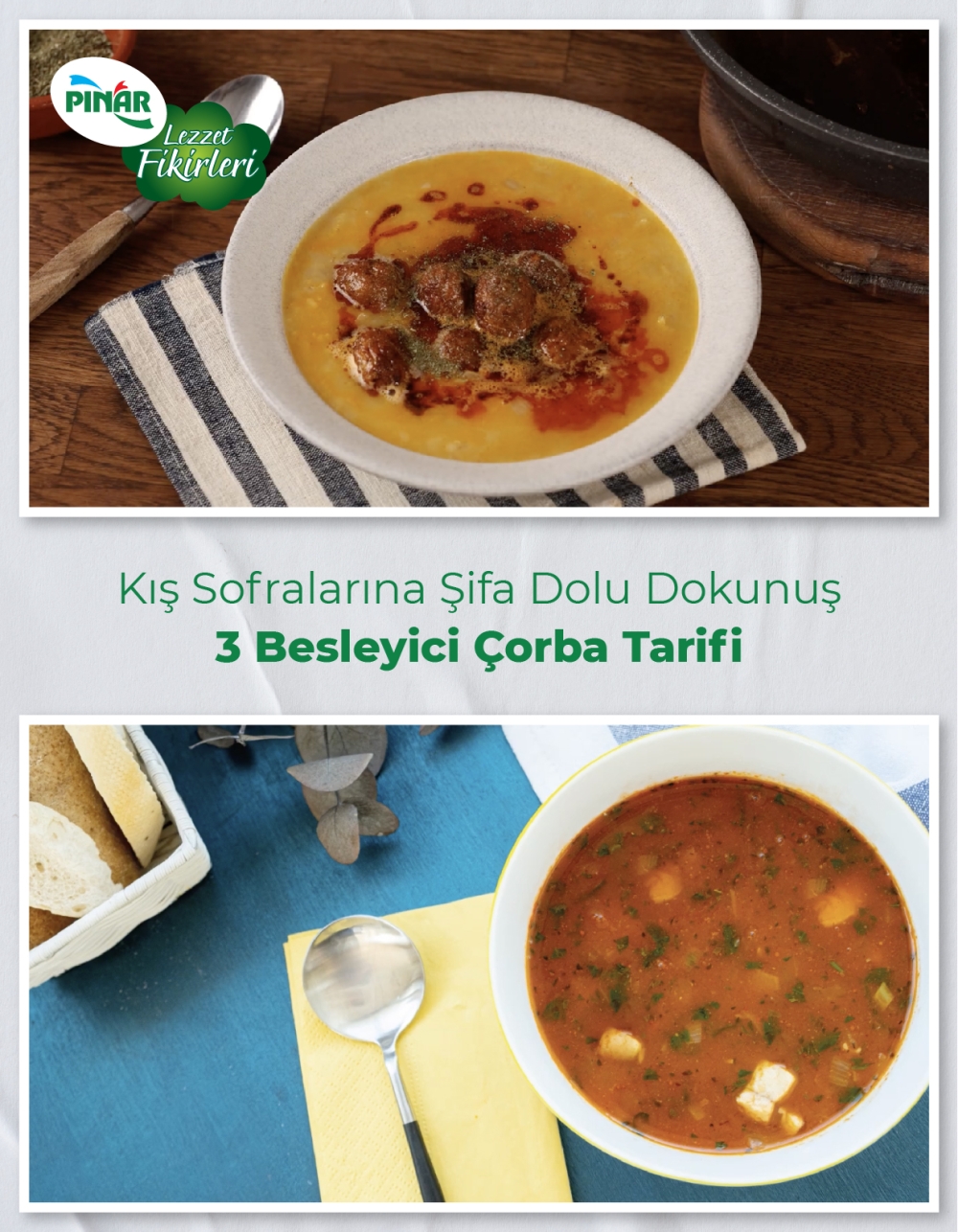 Kış Sofralarına Şifa Dolu Dokunuş: 3 Besleyici Çorba Tarifi