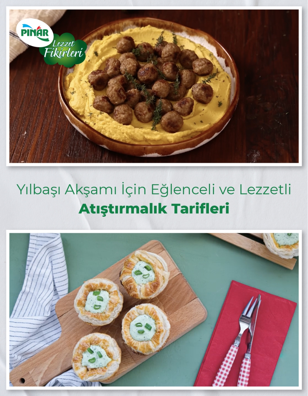 Yılbaşı Akşamı İçin Eğlenceli ve Lezzetli Atıştırmalık Tarifleri