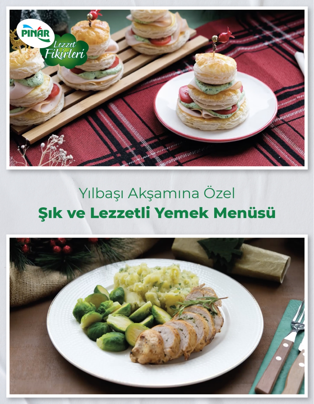 Yılbaşı Akşamına Özel Şık ve Lezzetli Yemek Menüsü