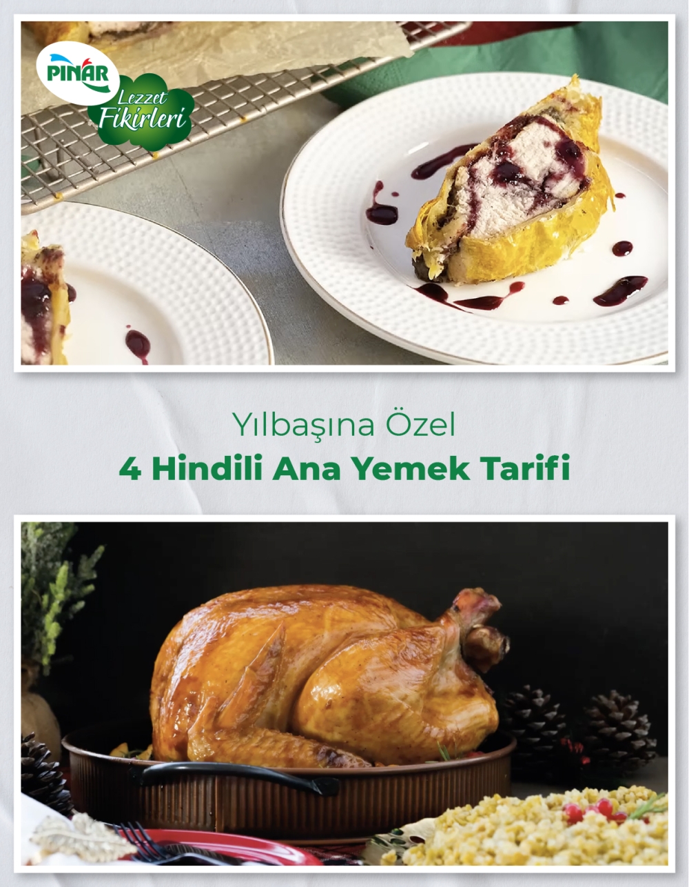 Yılbaşına Özel 4 Hindili Ana Yemek Tarifi