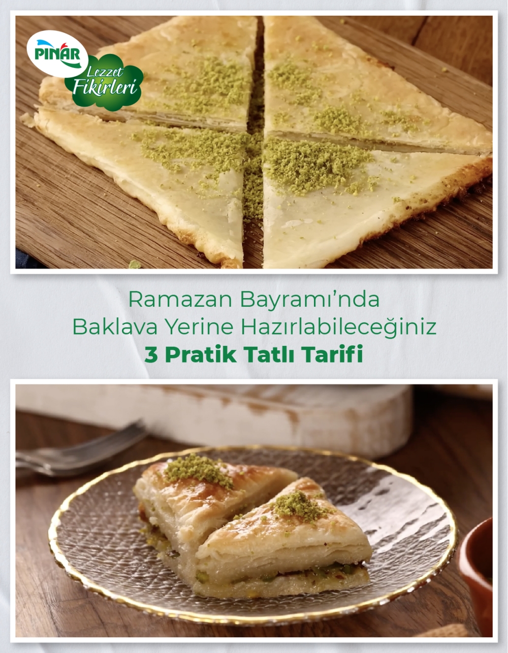 Ramazan Bayramı’nda Baklava Yerine Hazırlabileceğiniz 3 Pratik Tatlı