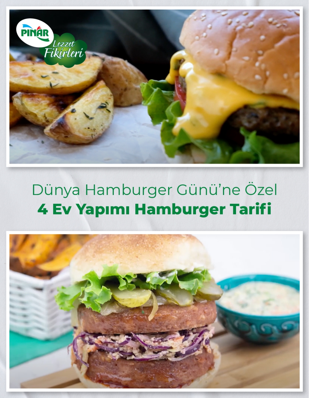 Lezzet Bilgileri Dünya Hamburger Günü’ne Özel 4 Ev Yapımı Hamburger Tarifi