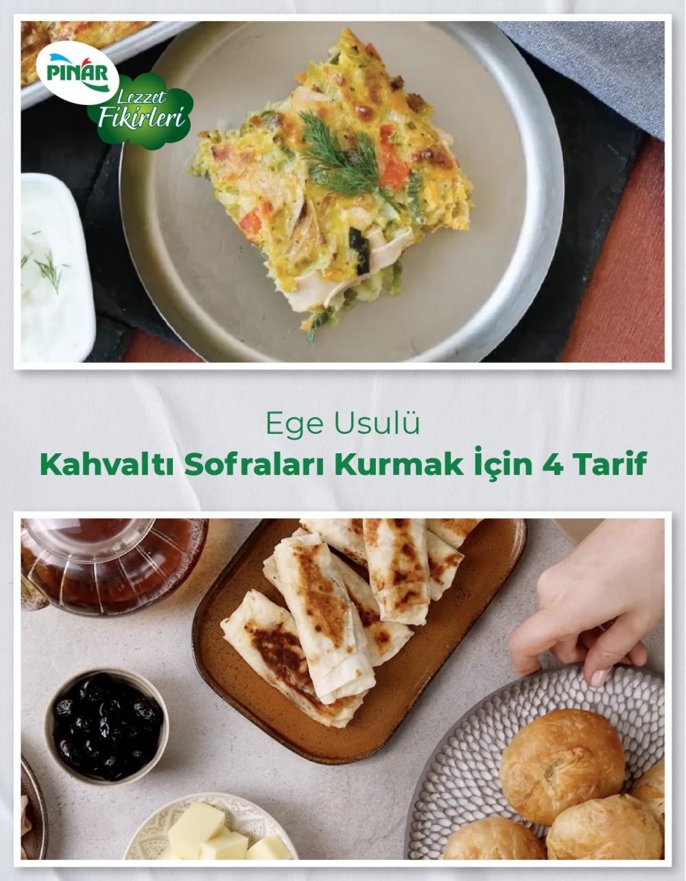 Ege Usulü Kahvaltı Sofraları Kurmak İçin 4 Tarif