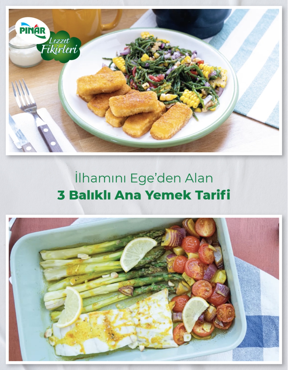 İlhanımı Ege’den Alan Balıklı 3 Balıklı Ana Yemek Tarifi 