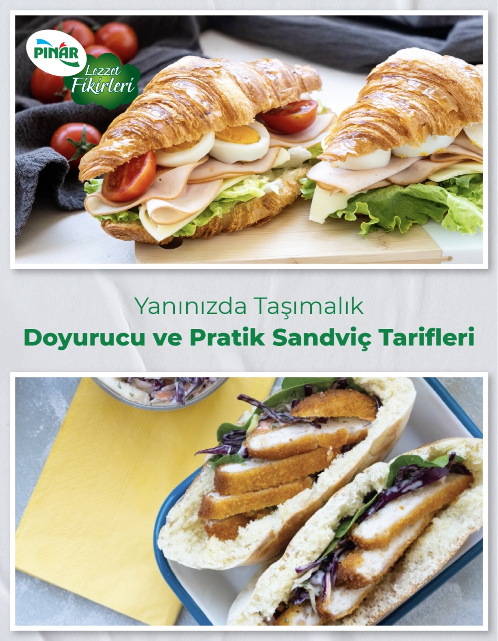 Lezzet Bilgileri Yanınızda Taşımalık Doyurucu ve Pratik Sandviç Tarifleri