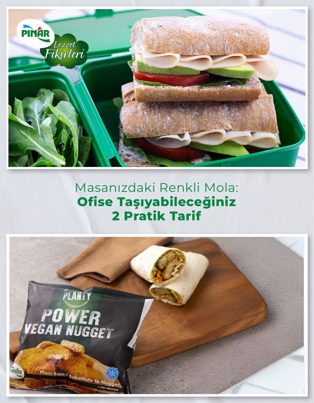 Masanızdaki Renkli Mola: Ofise Taşıyabileceğiniz 2 Pratik Tarif