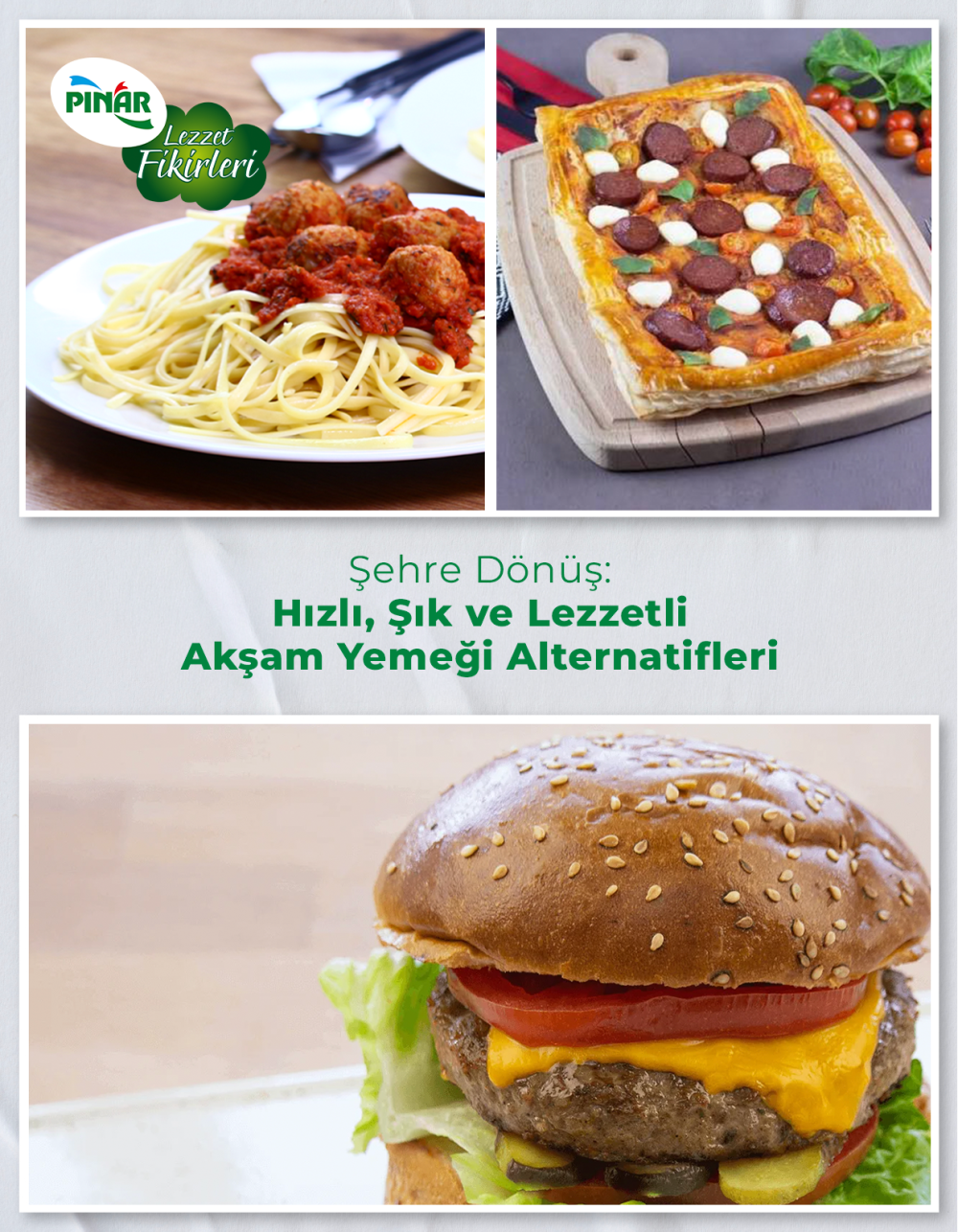 Şehre Dönüş: Hızlı, Şık ve Lezzetli Akşam Yemeği Alternatifleri