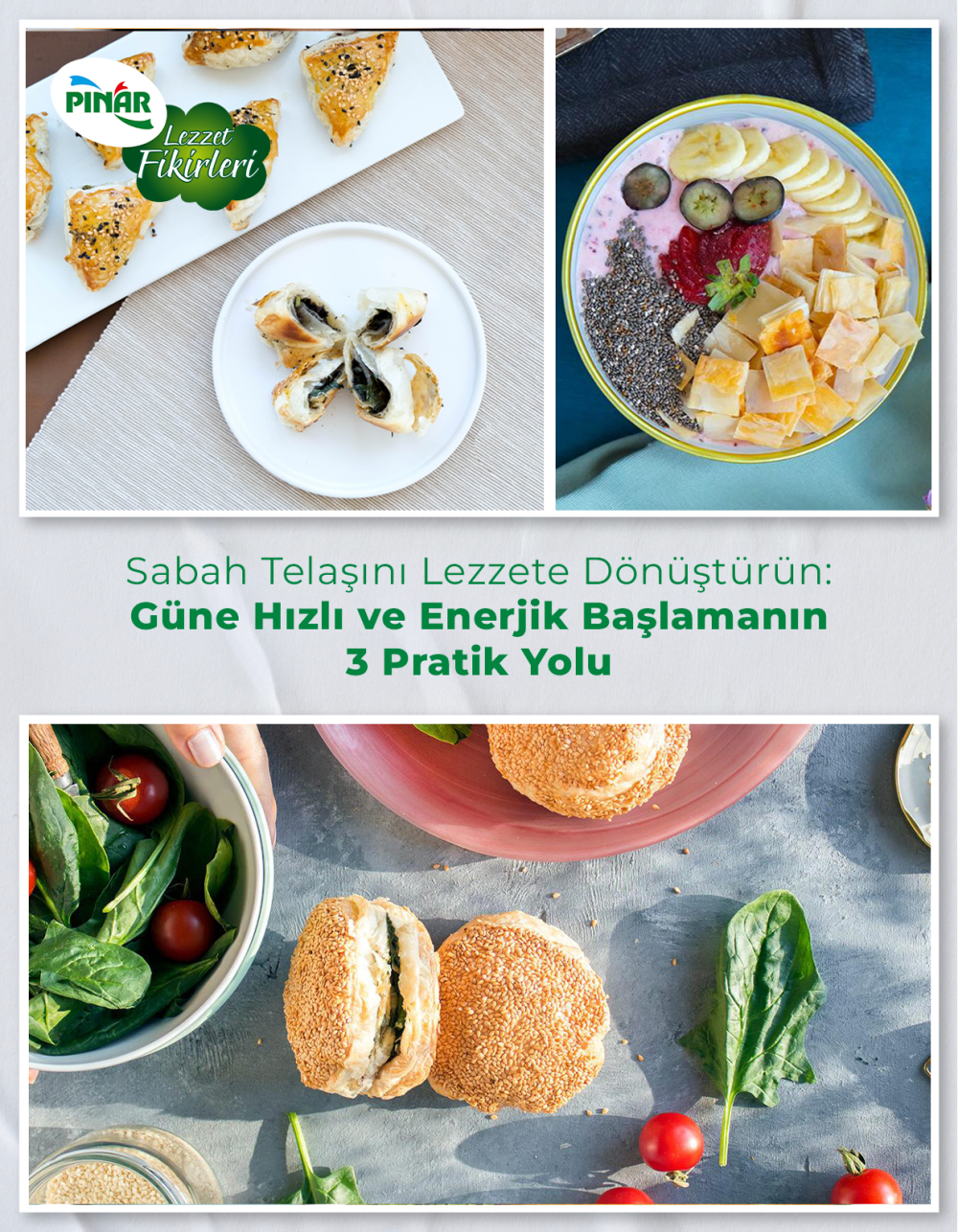Sabah Telaşını Lezzete Dönüştürün: Güne Hızlı ve Enerjik Başlamanın 3 Pratik Yolu