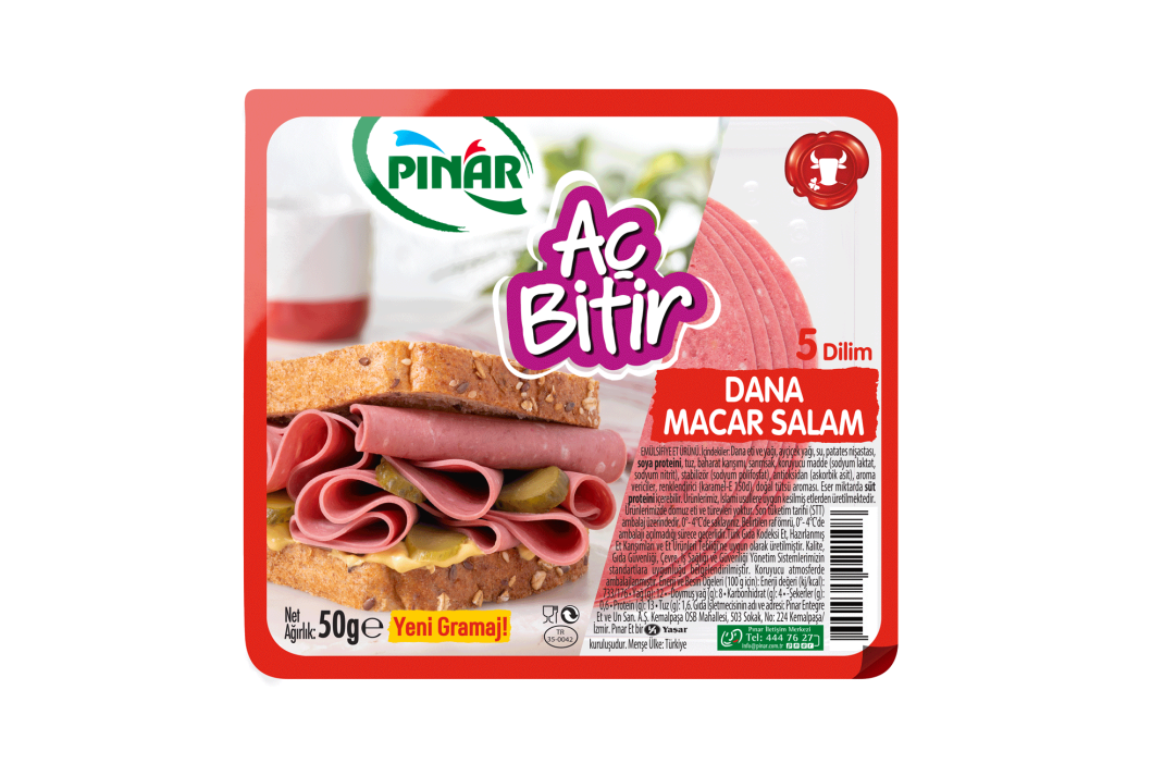Pınar Aç Bitir Dana Macar Salam