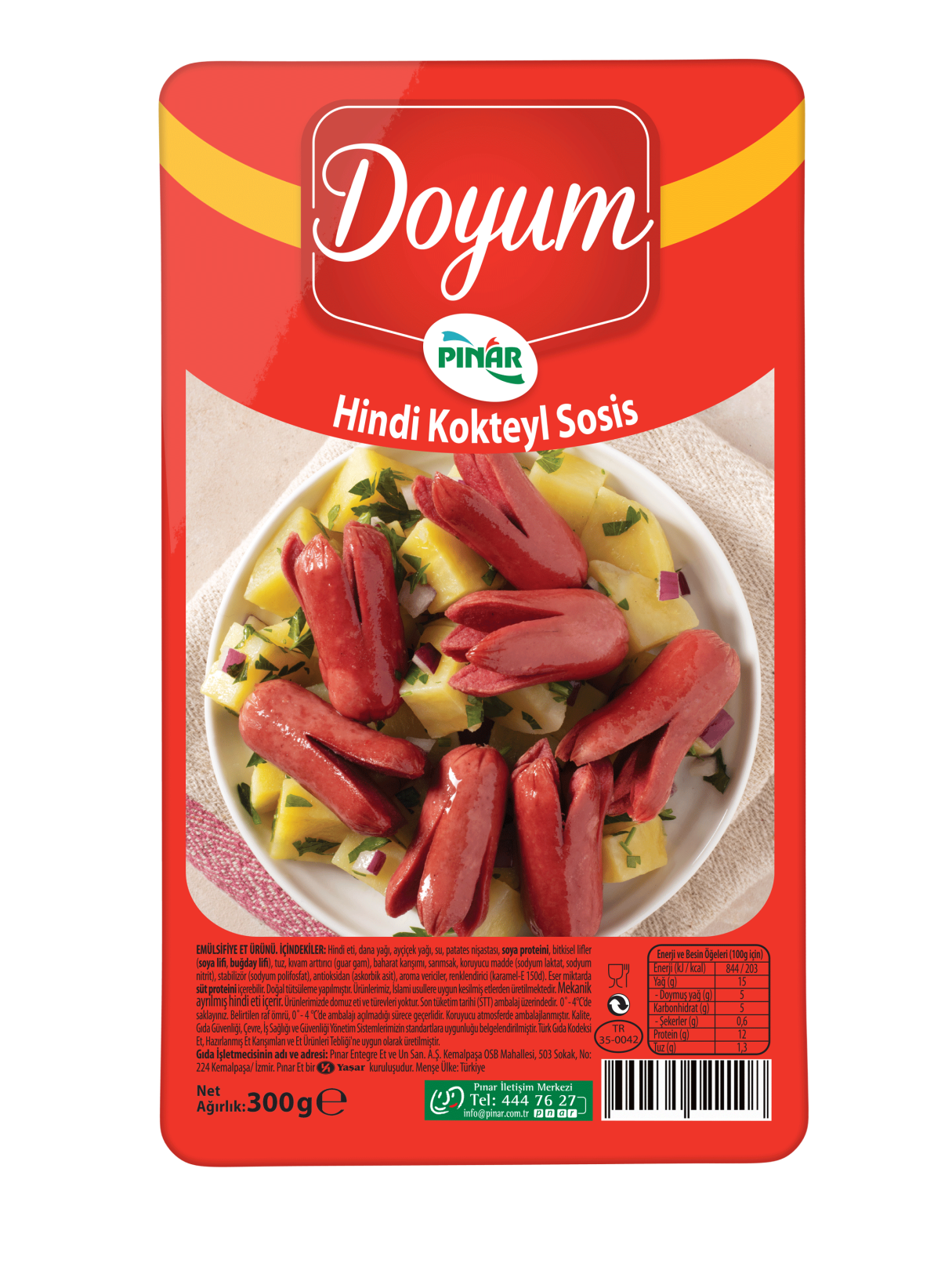 Doyum Hindi Kokteyl Sosis