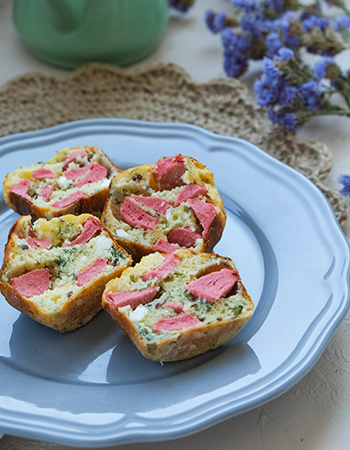 Sosisli Tuzlu Muffin Nasıl Yapılır?