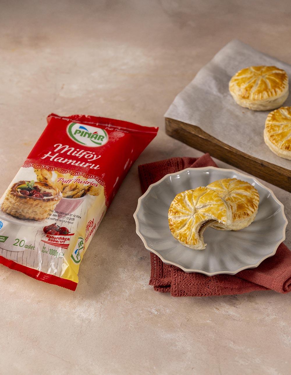 Fındık Kremalı Milföy Pufları