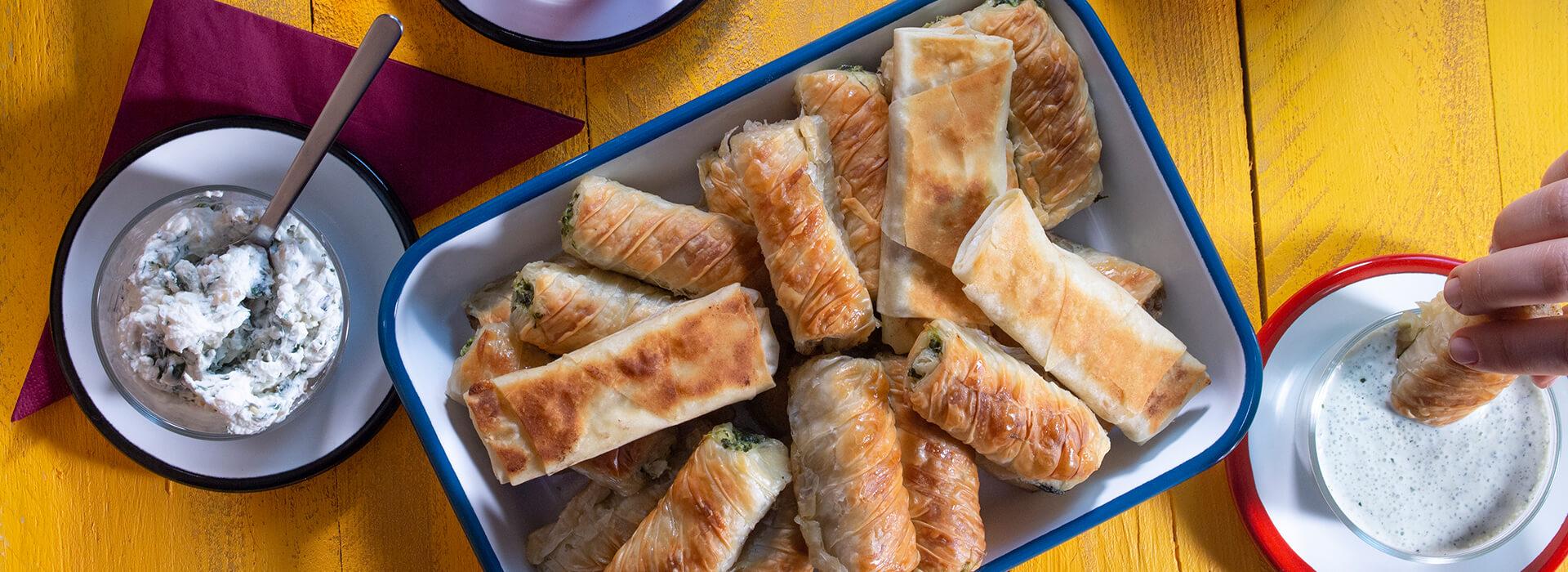 Ev Yapımı Dip Soslar ile Börek Çeşitleri Lezzeti Pratik Yılbaşı