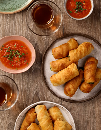 Sahurda Çıtır Çıtır Pınar Börek Çeşitleri   Sahurda Rulo Börek Yapımı Tarifi